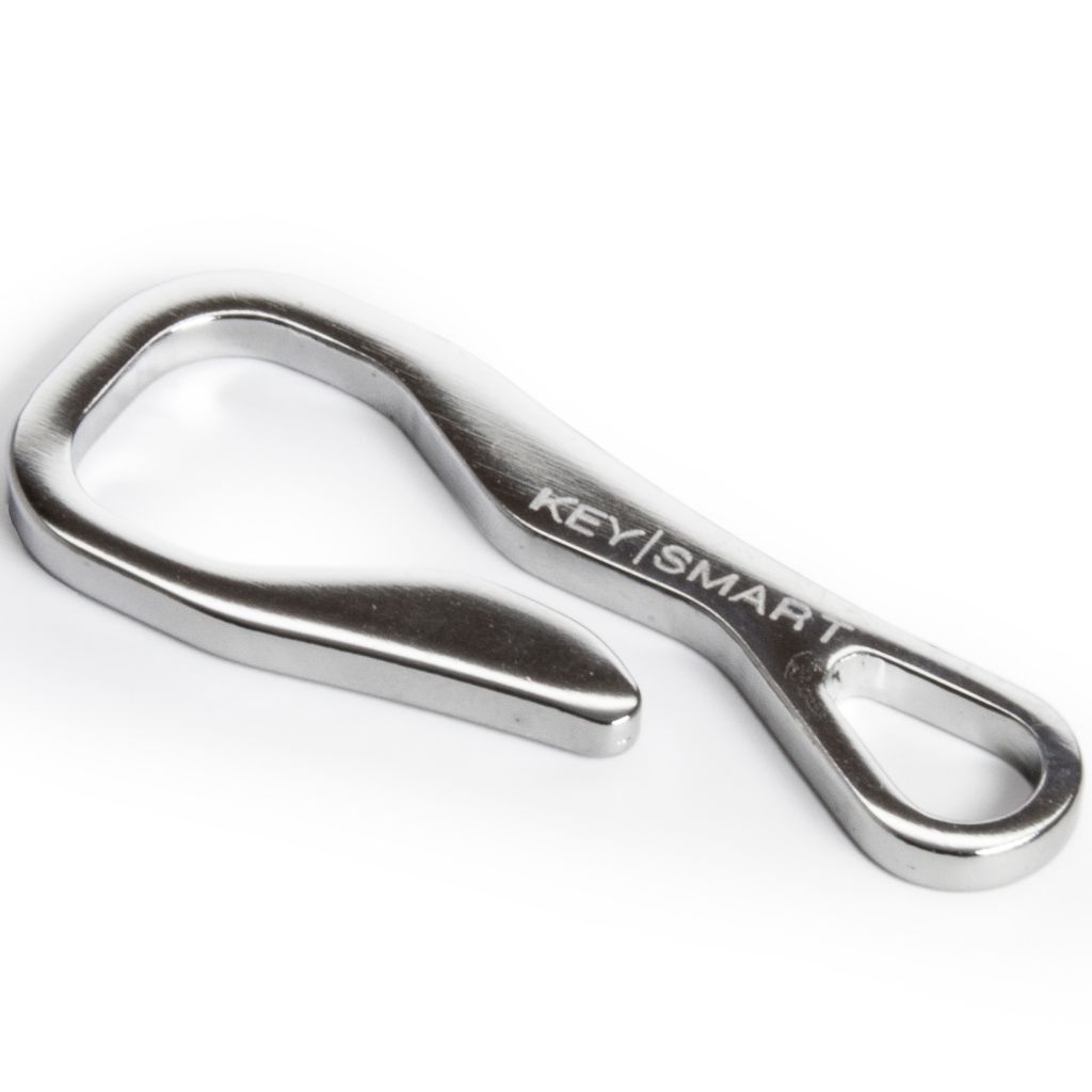 KeySmart Key Dangler | Belt Loop Clip, Stainless Steel | PocketDump.com