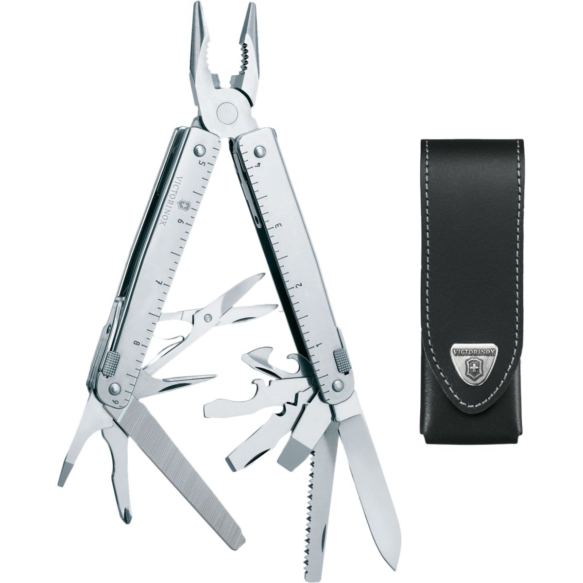 Victorinox SwissTool X with Leather Pouch