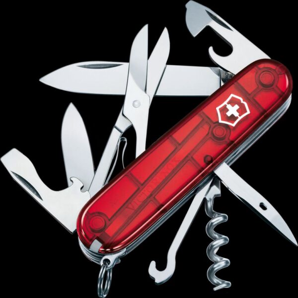 Victorinox Climber, Red Transparent