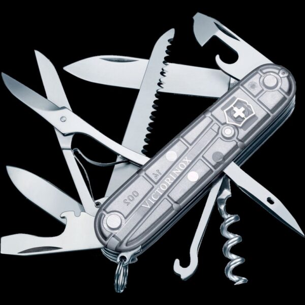 Victorinox Huntsman, Silver Transparent
