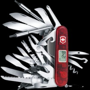 Victorinox Transparent Swiss Champ XAVT Red Transparent PocketDump