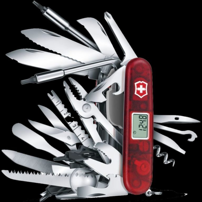 Victorinox Transparent Swiss Champ XAVT Red Transparent