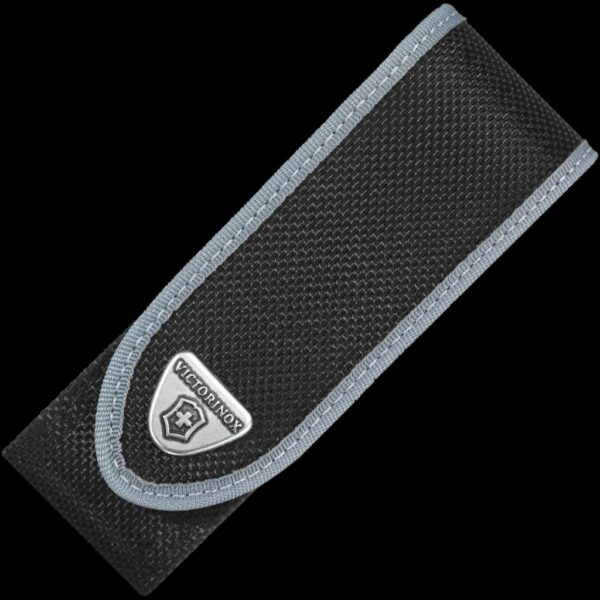 Victorinox Black Nylon Pouch with Hook-And-Loop Fastener