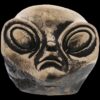 Lion ARMory Alien Head Bead in Brass