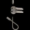 Craighill Closed Helix Keyring (Stainless Steel)
