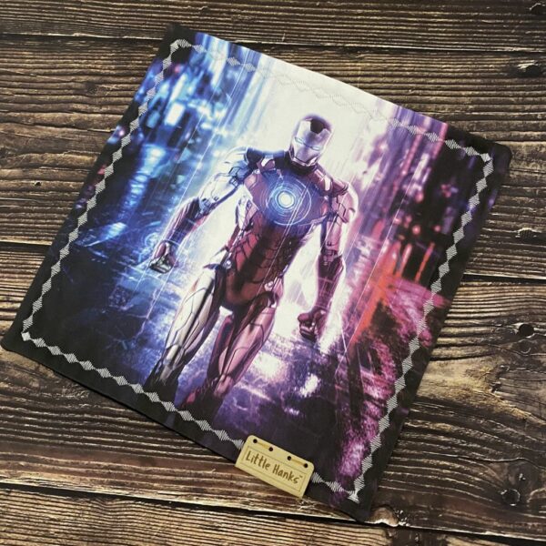 Little Hanks Iron Man Neon City by Miuri AU