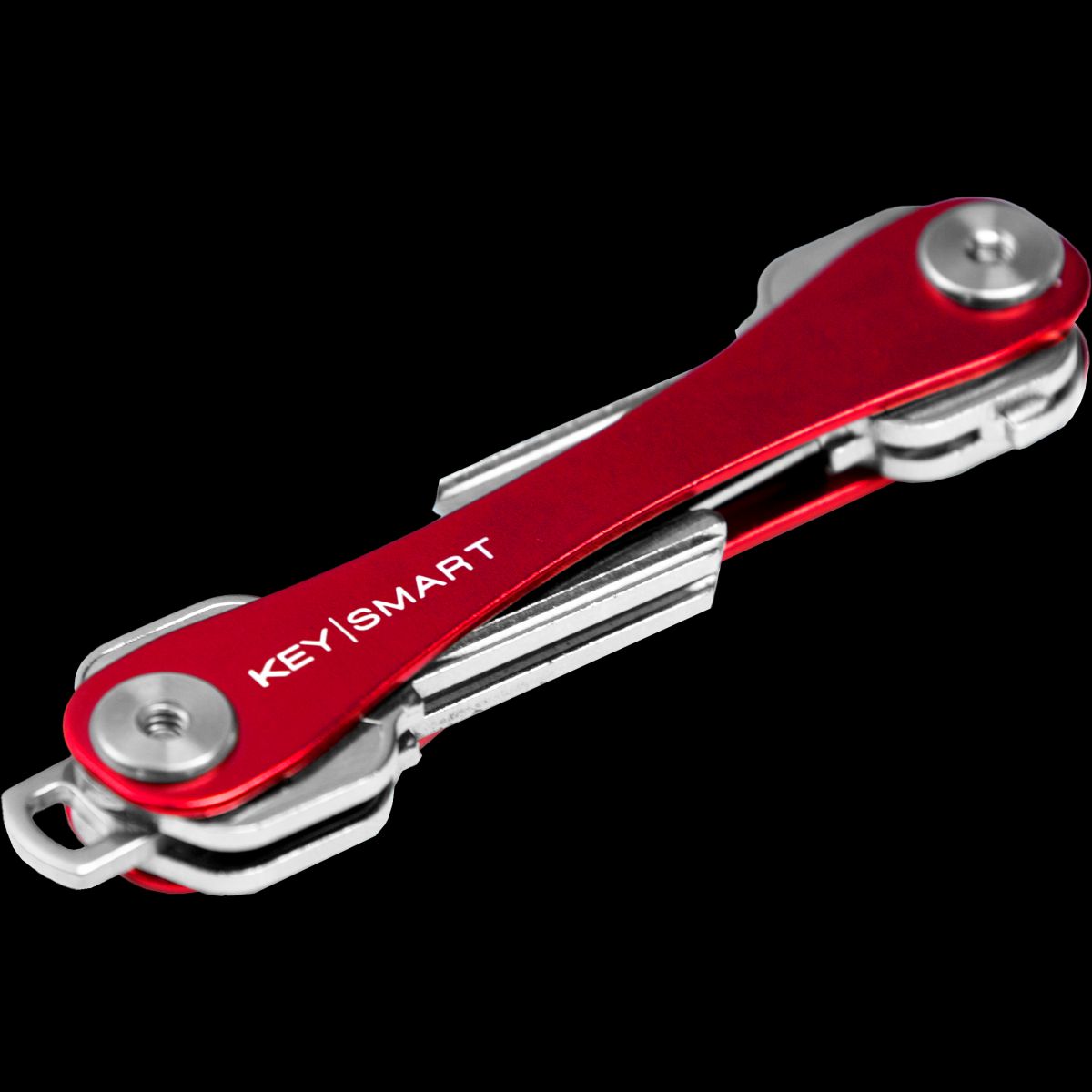 KeySmart Original Compact Key Holder up to 8 Keys Red for sale online 