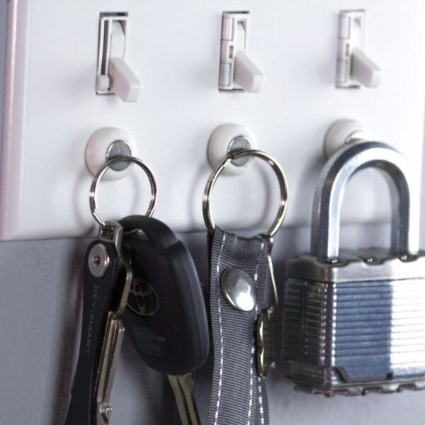 KeySmart Magnetic Key Holder, Screw-in, 3 pack - Image 3