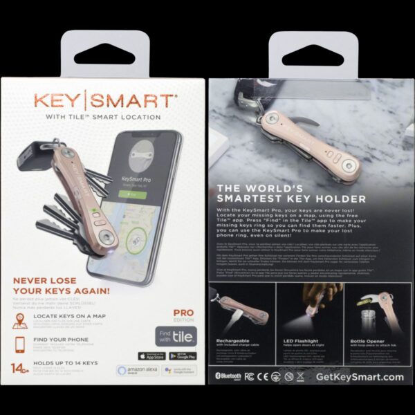 KeySmart Pro | Compact Key Holder with Tile Smart Location - Image 9