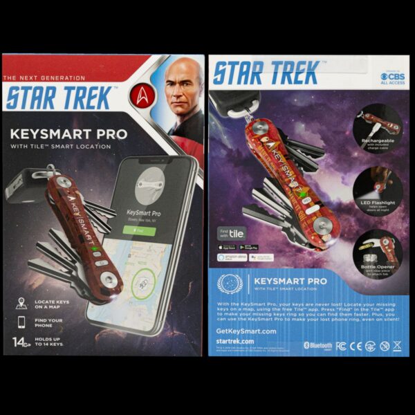 KeySmart Pro | Compact Key Holder with Tile Smart Location (Up to 14 Keys, Star Trek The Next Generation) - Image 10