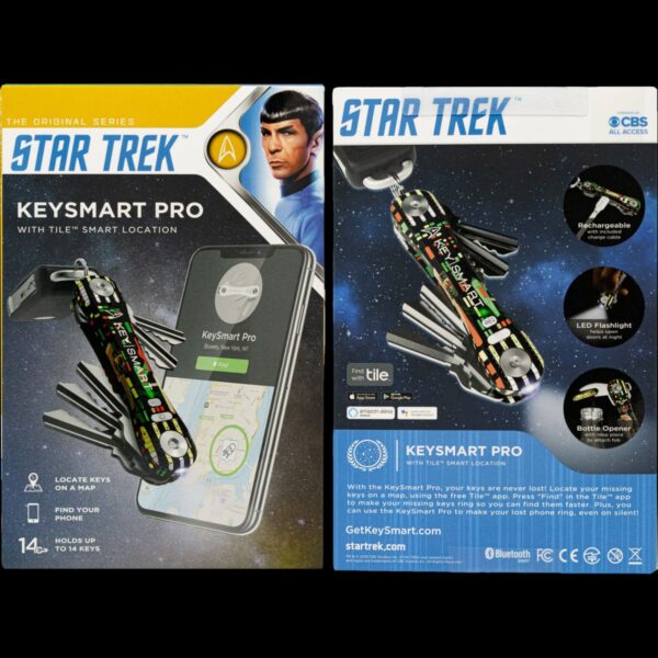 KeySmart Pro | Compact Key Holder with Tile Smart Location (Up to 14 Keys, Star Trek The Original Series) - Image 10