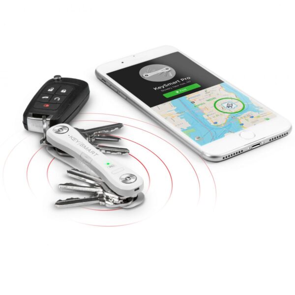 KeySmart Pro w/ Tile Smart Location, White - Image 7