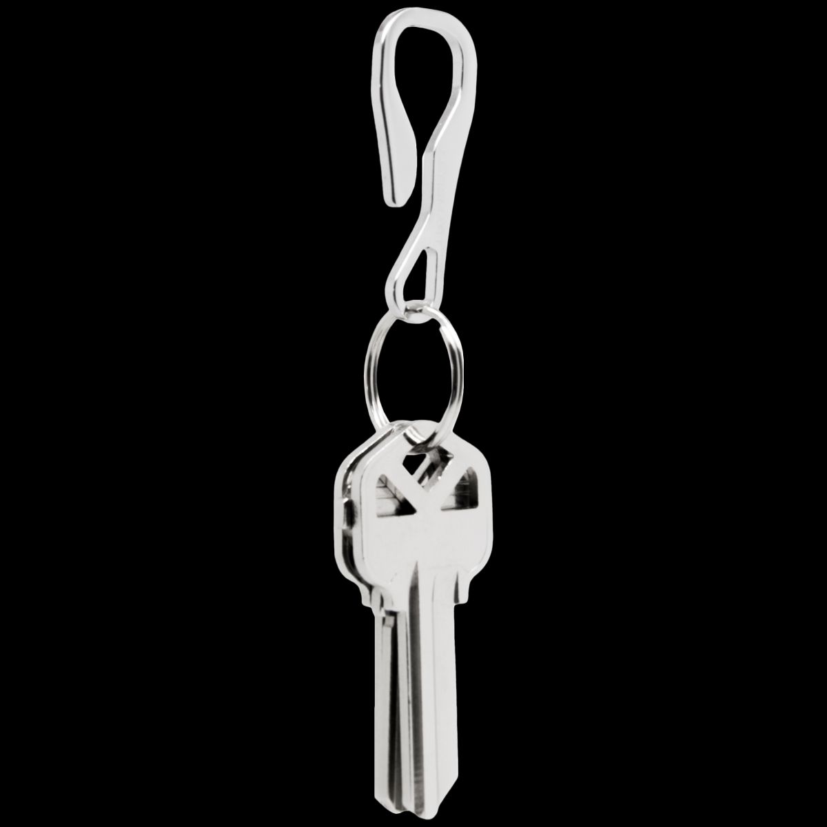 KeySmart Key Dangler | Belt Loop Clip, Stainless Steel | PocketDump.com