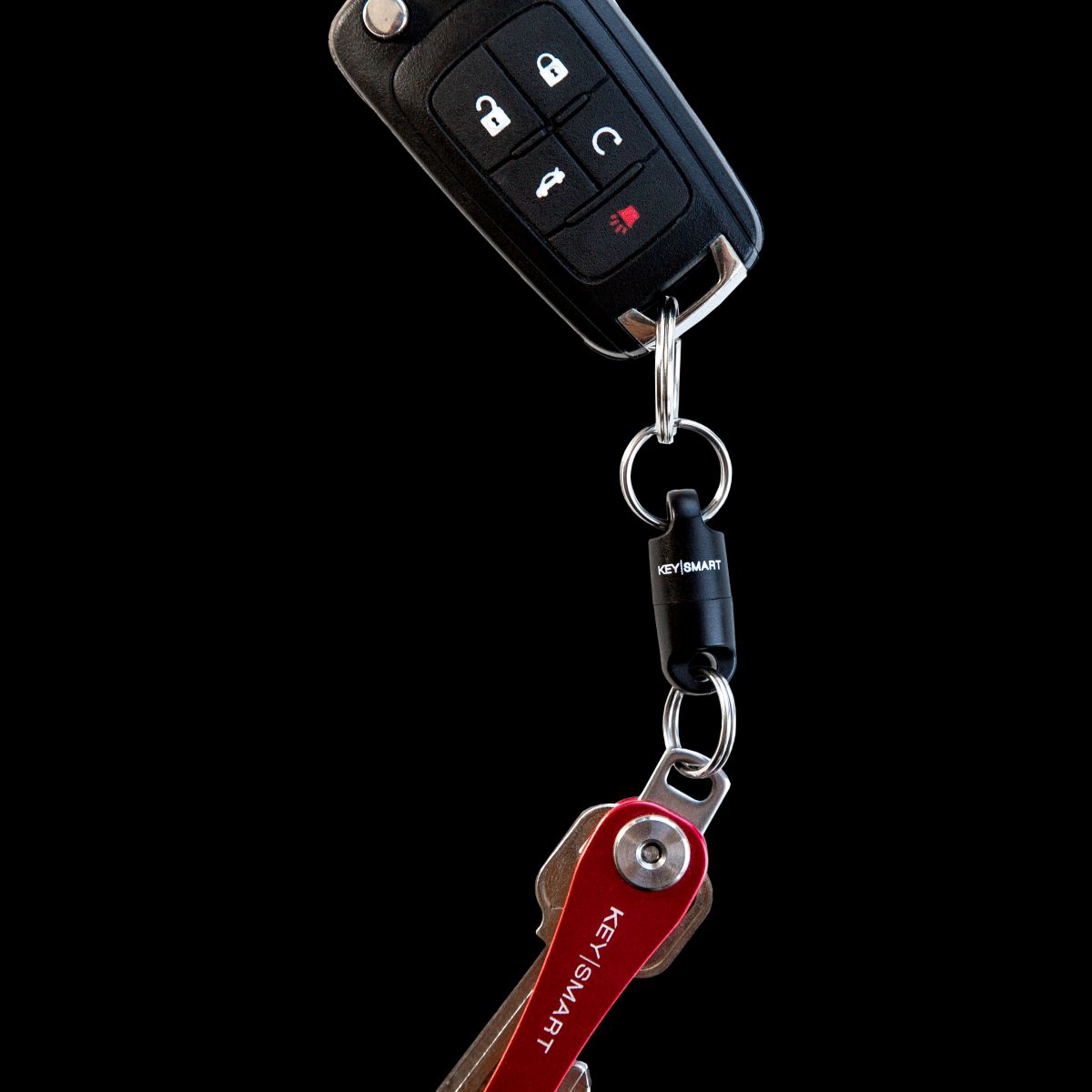 KeySmart MagConnect Magnetic Keychain - Black