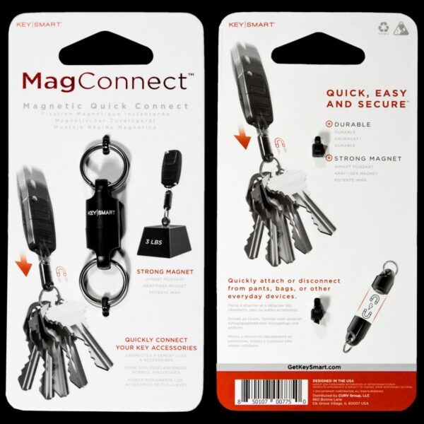 KeySmart Mag Connect | Magnetic Quick Connect, Black - Image 6