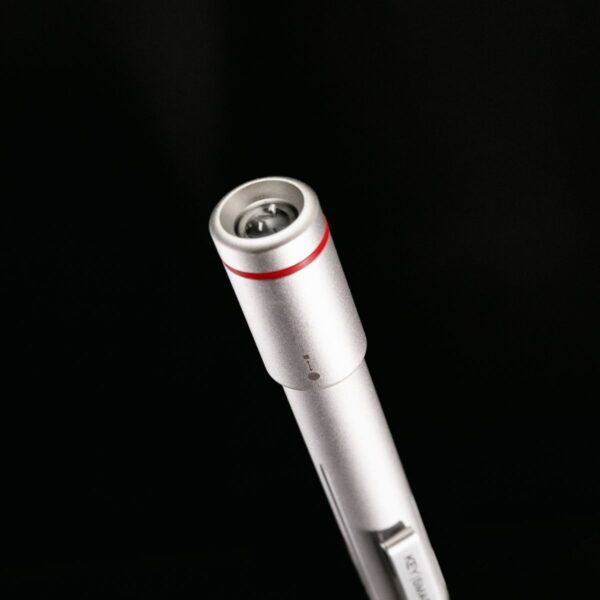 KeySmart Nano Torch XL | Compact Flashlight, Silver Aluminum - Image 5