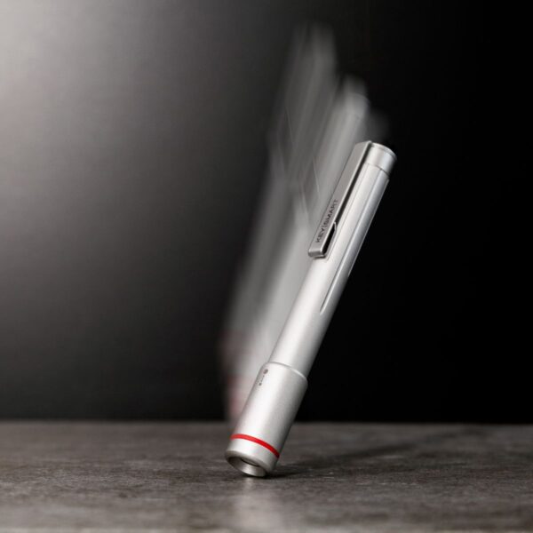 KeySmart Nano Torch XL | Compact Flashlight, Silver Aluminum - Image 6