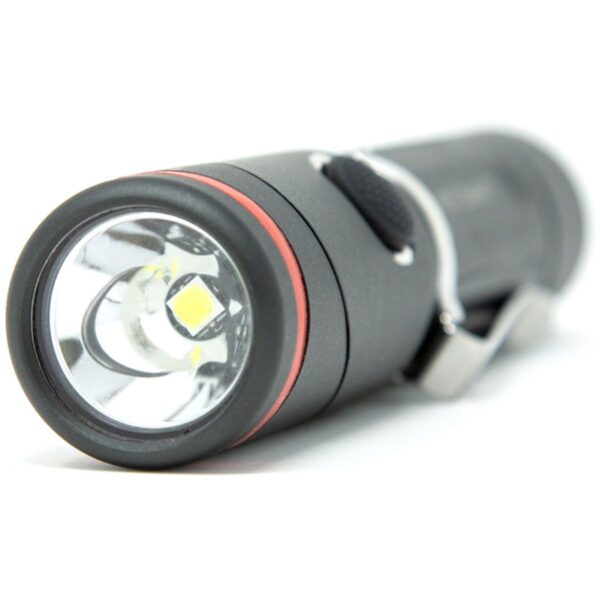 KeySmart Nano Torch Twist | Compact Flashlight, Black Aluminum - Image 3