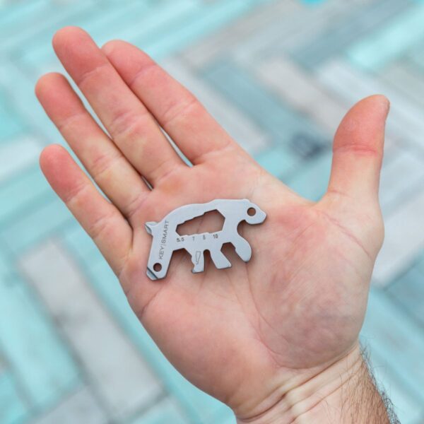 KeySmart Alltul Multitool Animal Series | Stainless Steel | Bear - Image 5