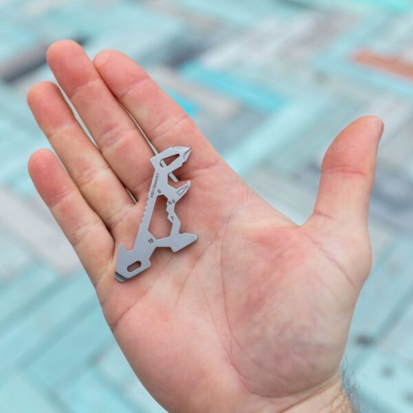 KeySmart Alltul Multitool Animal Series | Stainless Steel | Dino - Image 6