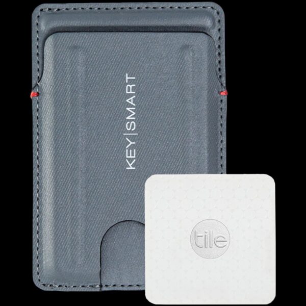 KeySmart Urban Slim Wallet (Grey EXT / Black INT) - Image 3