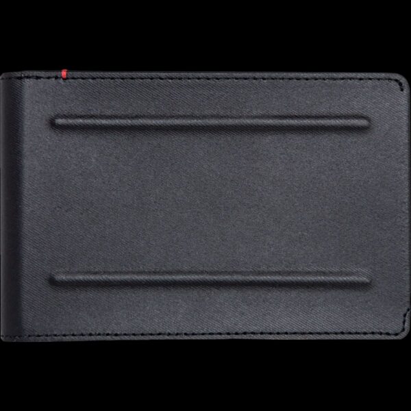 KeySmart Urban Passport Wallet (Black EXT / Red INT) - Image 2