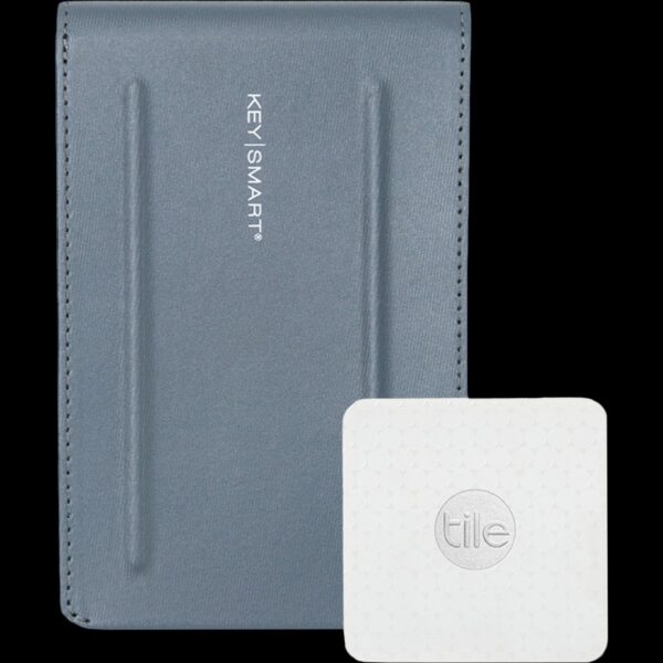 KeySmart Urban Passport Wallet (Grey EXT / Black INT) - Image 3