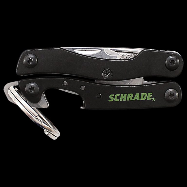 Schrade Keychain Tool w/Lanyard, Pliers, Wire Stripper, Bottle Opener, Scissors, Screwdriver