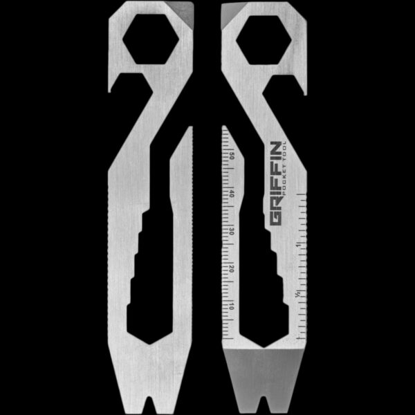 Griffin Pocket Tool - XL - Stainless Steel - Imperial Measurements - Image 4