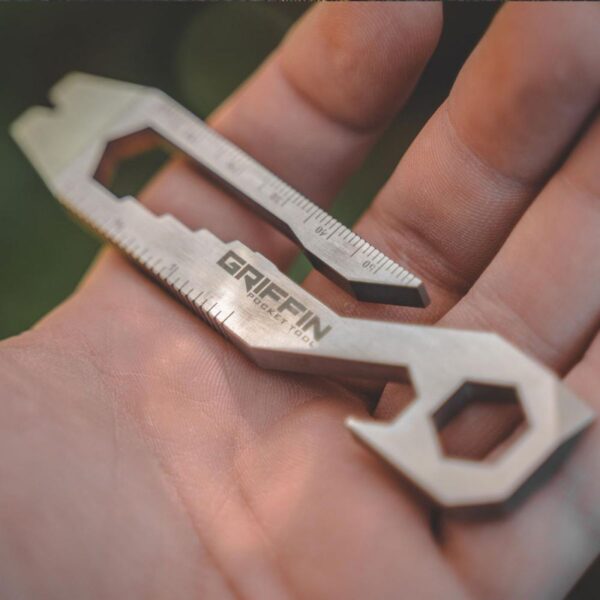 Griffin Pocket Tool - XL - Stainless Steel - Imperial Measurements - Image 8