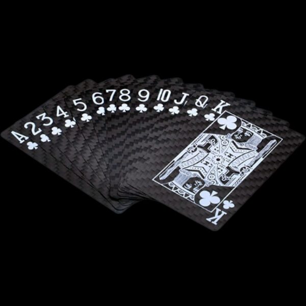 XC Carbon Fiber Carbon Fibre Playing Cards - Image 2