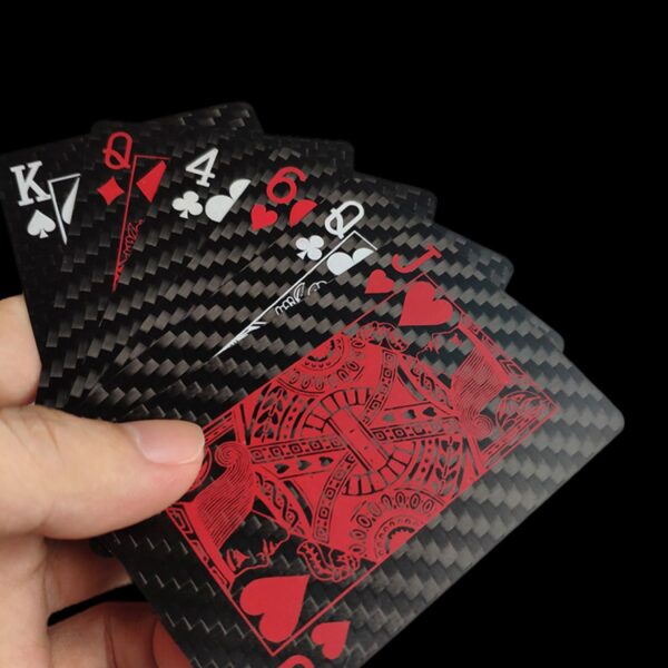 XC Carbon Fiber Carbon Fibre Playing Cards - Image 4