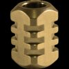 TEC Accessories Inc S1 Lanyard Bead, Brass