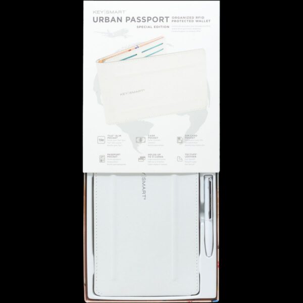KeySmart Urban Union Passport Wallet; Special Edition Light Grey - Image 2