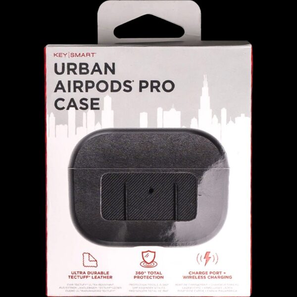 KeySmart Tectuff® AirPods Pro Case; Black