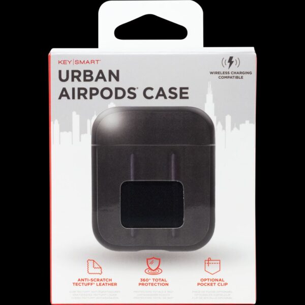 KeySmart Tectuff® Airpods Case; Black