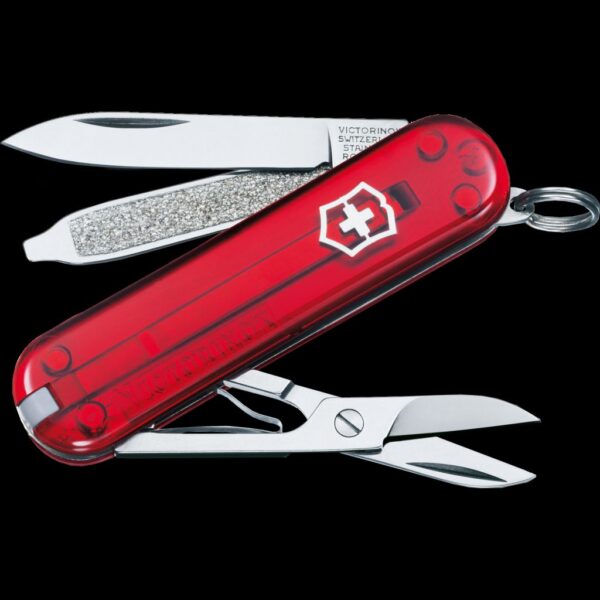 Victorinox Classic SD Red Transparent