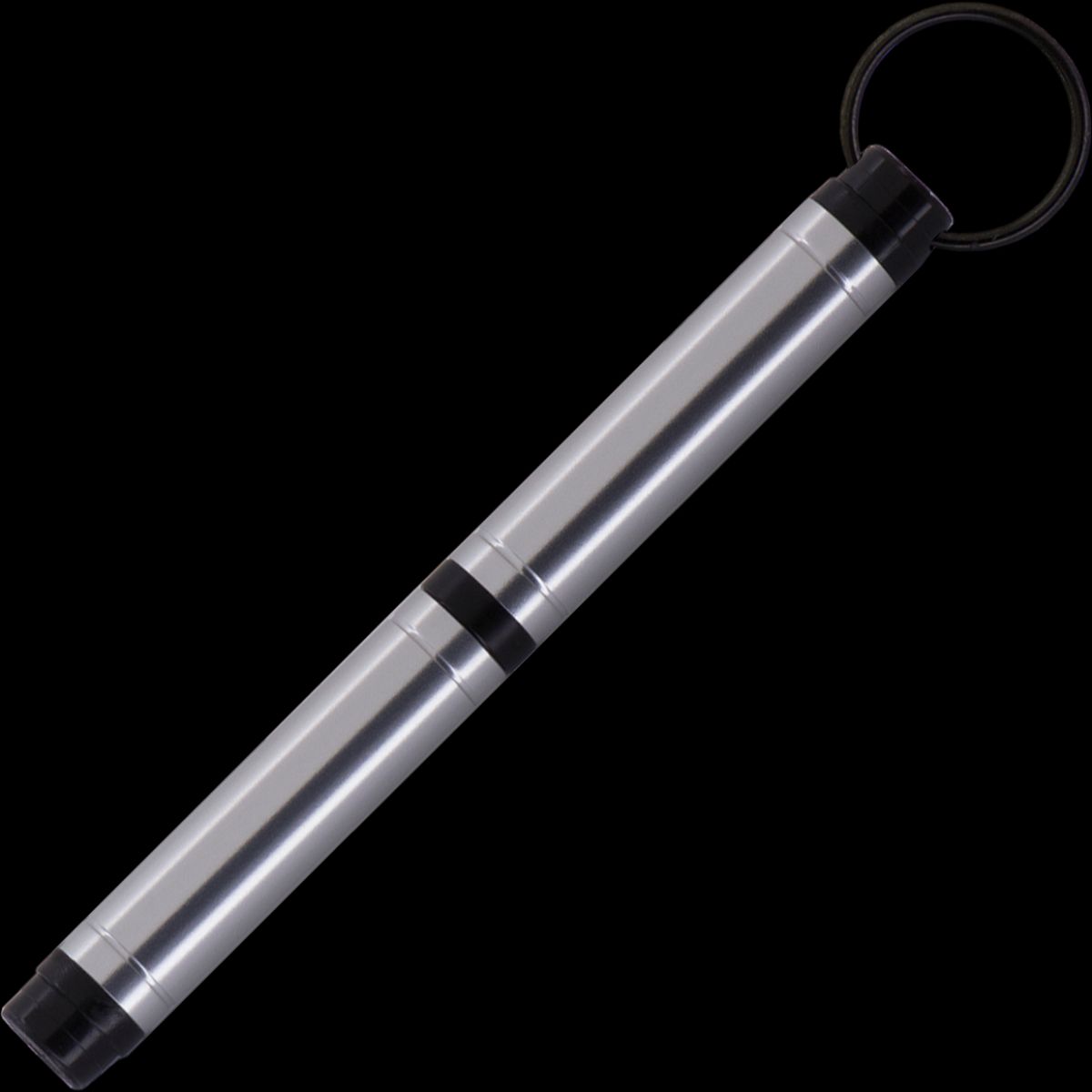 Fisher Space Pen Backpacker Anodized Aluminium Silver - Black Plastic  Finger Grip and Trim - Gift Boxed 