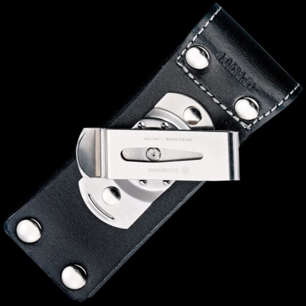 Victorinox Belt Pouch, 119 mm, Black, Metal Belt-Clip - Image 2
