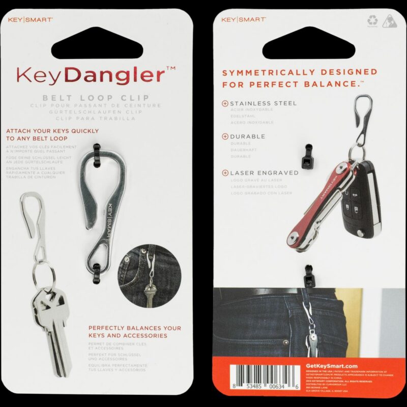 KeySmart Key Dangler Belt Loop Clip