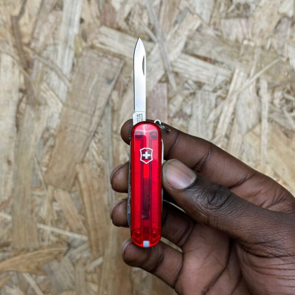 Victorinox Nail Clip 580 Red Transparent - Image 2
