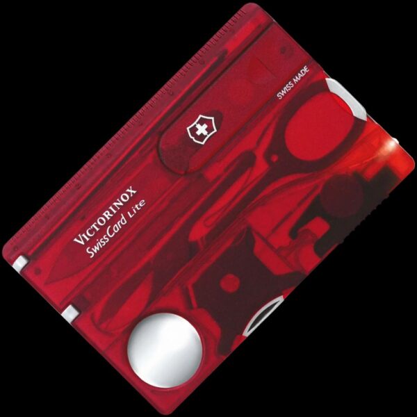 Victorinox Swiss Card Lite Red Transparent