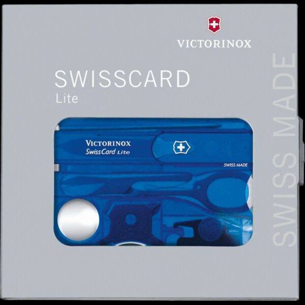 Victorinox Swiss Card Lite Blue Transparent - Image 2