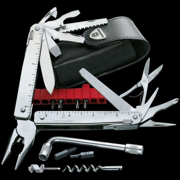 Victorinox SwissTool X Plus with Leather Pouch - Image 4