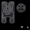 Blade-Tech Tek-Mount Mini Kit on 3" Molle-Loks