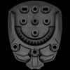 Blade-Tech Tek-Mount Receiver on 3" Molle-Loks