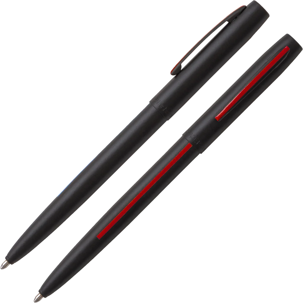 Fisher Space Pen Non-Reflective Matte Black Fireman Cap-O-Matic Space Pen