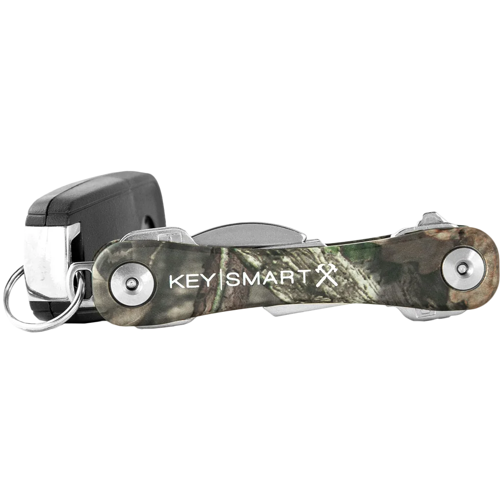 KeySmart Rugged Aluminum Compact Key Organiser, Mossy Oak