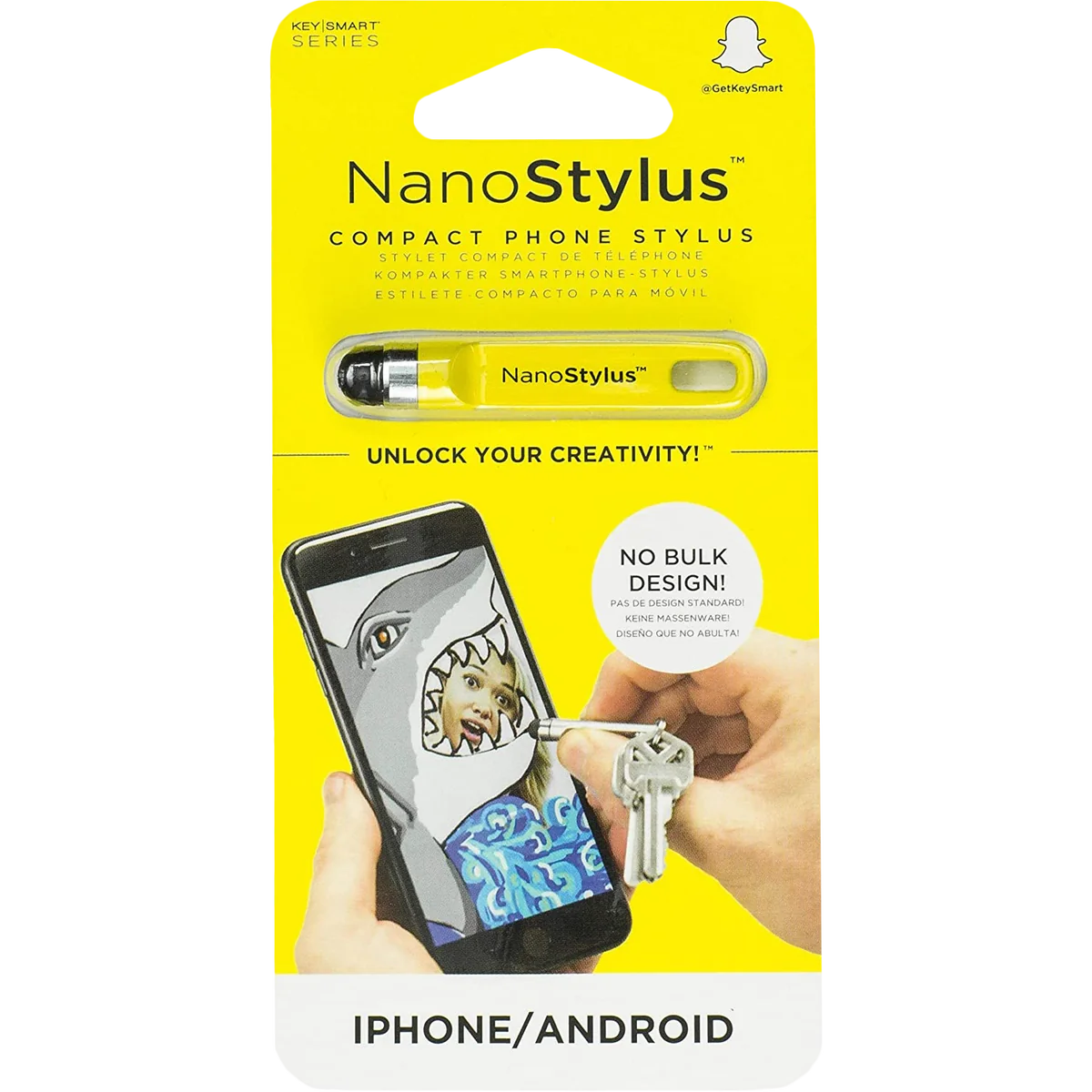 KeySmart Nano Stylus | Compact Phone Stylus, Yellow - Image 5