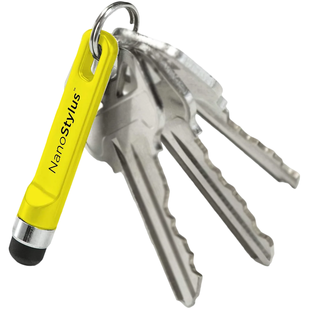 KeySmart Nano Stylus | Compact Phone Stylus, Yellow
